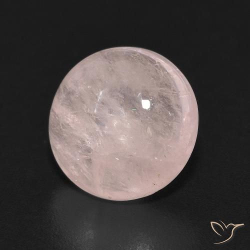 Morganite Rosa chiaro naturale da 3.59 ct, Rotondo, Trasparente