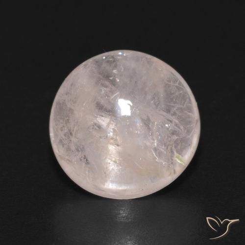 3.70ct Naturale Rosa chiaro Morganite, Rotondo, Trasparente