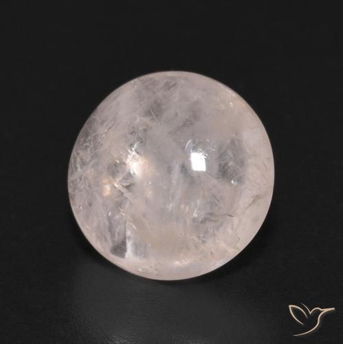Morganite Rosa chiaro naturale da 3.70 ct, Rotondo, Trasparente