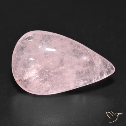 10.42ct Naturale Rosa medio-chiaro Morganite, Forma a pera, Trasparente