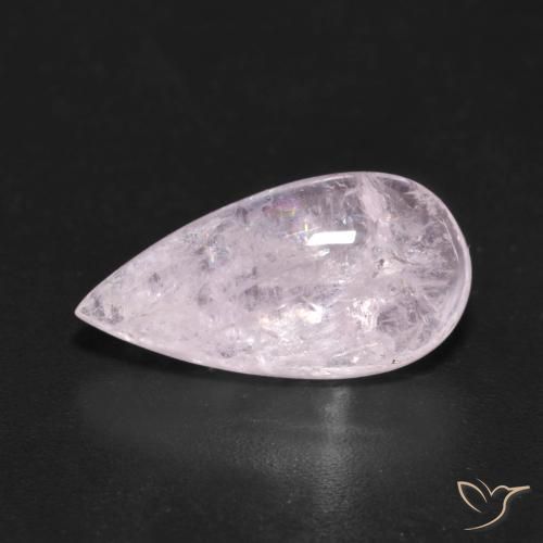 4.15ct Naturale Rosa rosa Morganite, Forma a pera, Trasparente