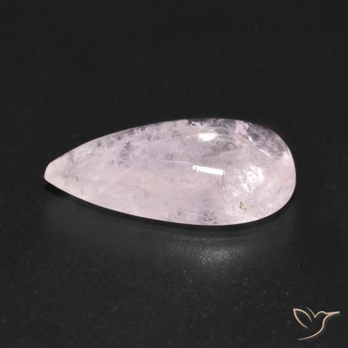 Morganite Rosa rosa naturale da 4.15 ct, Forma a pera, Trasparente