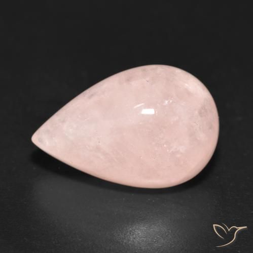 8.45ct Naturale Rosa medio Morganite, Forma a pera, Traslucido