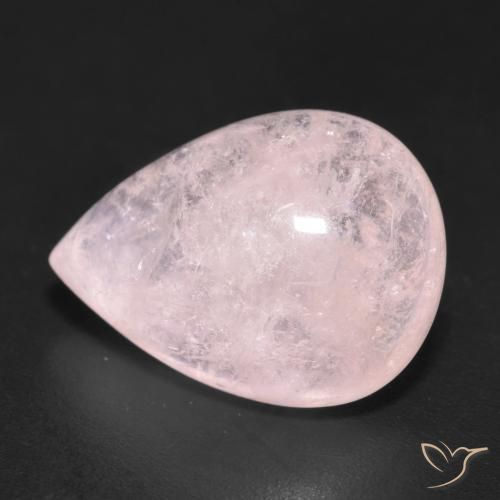 Morganite Rosa chiaro naturale da 6.15 ct, Forma a pera, Traslucido