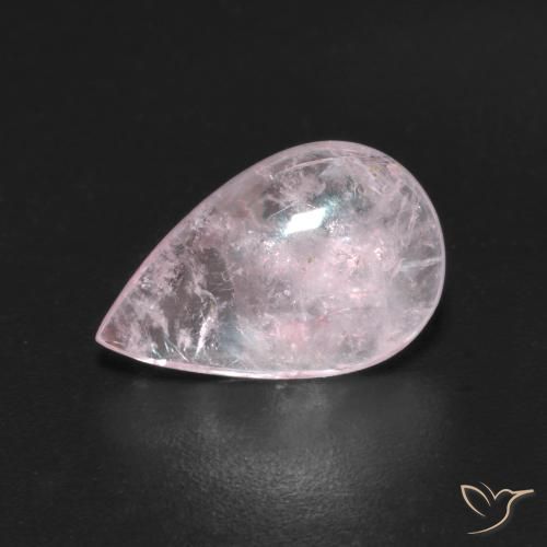 Morganite Rosa chiaro naturale da 2.26 ct, Forma a pera, Trasparente