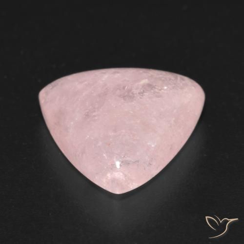 Morganite Rosa chiaro naturale da 5.01 ct, Taglio trillion, Trasparente