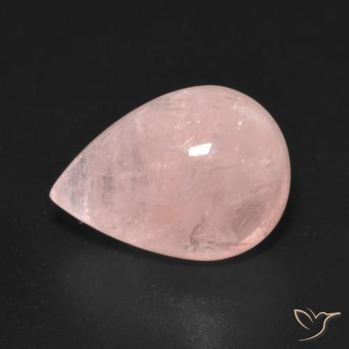 5.81ct Naturale Tono rosa Morganite, Forma a pera, Trasparente