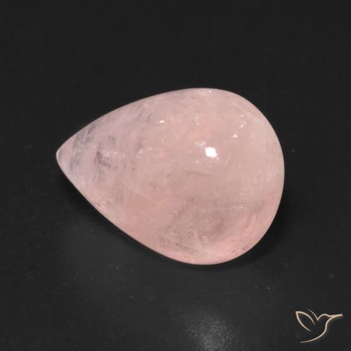 Morganite Tono rosa naturale da 5.81 ct, Forma a pera, Trasparente