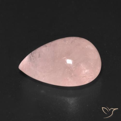 Morganite Tono rosa naturale da 5.81 ct, Forma a pera, Trasparente