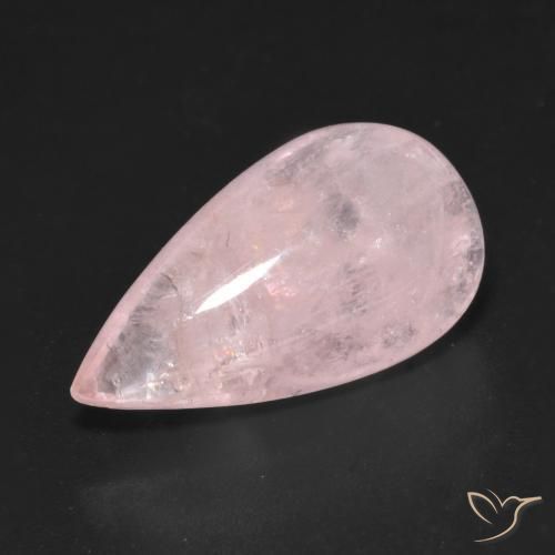 9.32ct Naturale Rosa rosa Morganite, Forma a pera, Trasparente