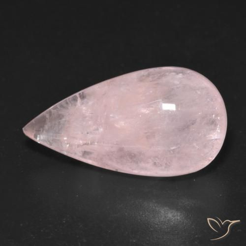 Morganite Rosa rosa naturale da 9.32 ct, Forma a pera, Trasparente