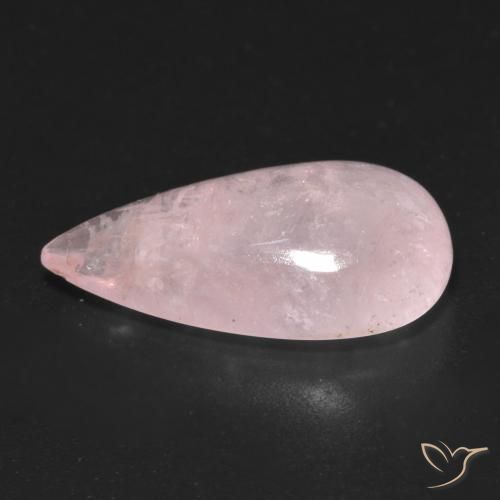 Morganite Rosa rosa naturale da 9.32 ct, Forma a pera, Trasparente