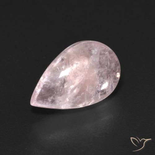 Morganite Rosa rosa naturale da 3.08 ct, Forma a pera, Trasparente