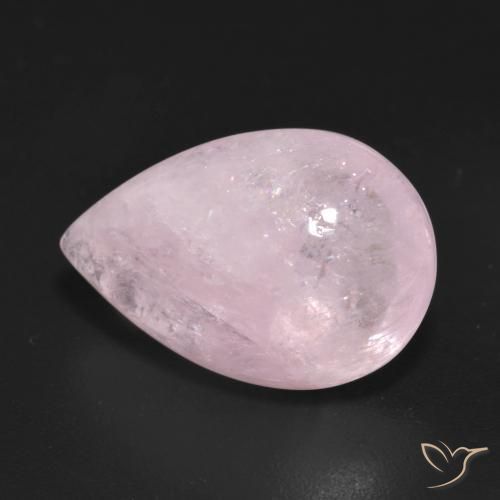Morganite Rosa gomma da masticare naturale da 9.65 ct, Forma a pera, Trasparente