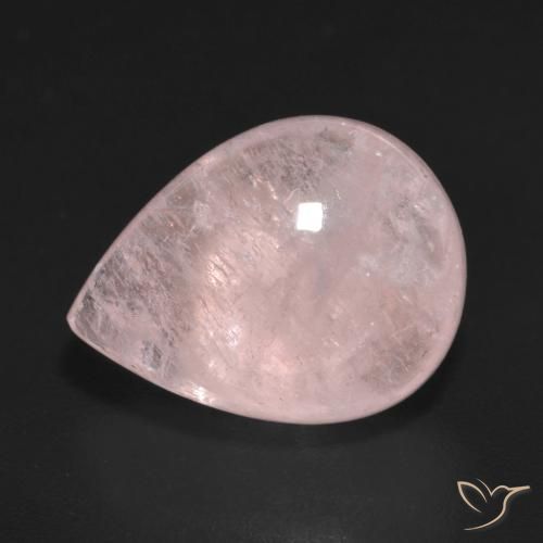 Morganite Rosa chiaro naturale da 10.00 ct, Forma a pera, Trasparente
