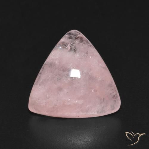 4.47ct Naturale Rosa vivido Morganite, Taglio trillion, Traslucido, Photo A