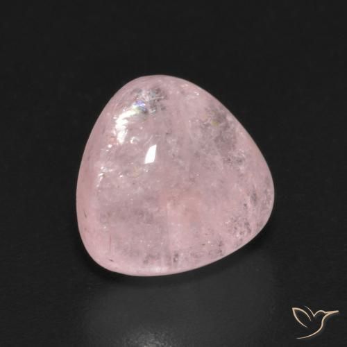 Morganite Rosa vivido naturale da 2.89 ct, Taglio trillion, Trasparente