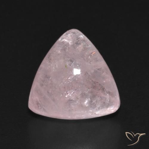 4.70ct Naturale Rosa rosa Morganite, Taglio trillion, Trasparente