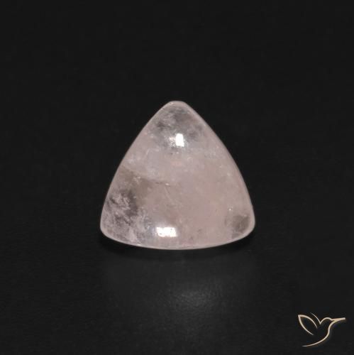 1.70ct Naturale rosa fenicottero Morganite, Taglio trillion, Trasparente