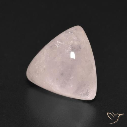Morganite Rosa chiaro naturale da 3.15 ct, Taglio trillion, Trasparente