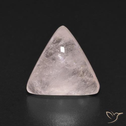2.69ct Naturale Rosa chiaro Morganite, Taglio trillion, Trasparente