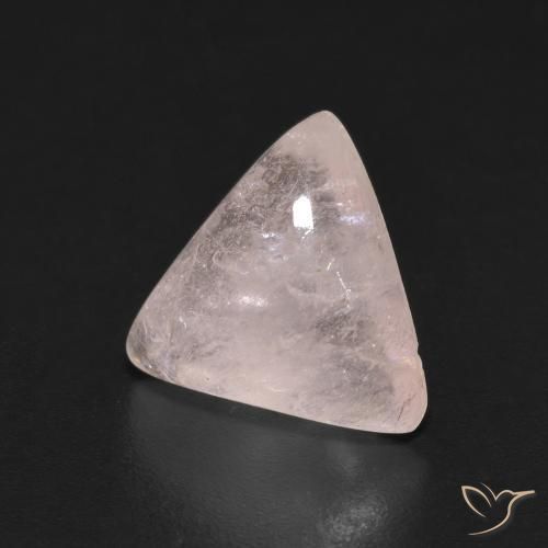 Morganite Rosa chiaro naturale da 2.69 ct, Taglio trillion, Trasparente