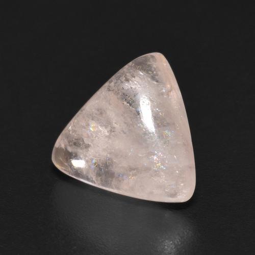 Morganite Rosa salmone naturale da 1.84 ct, Taglio trillion, Trasparente