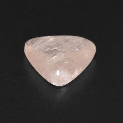 Morganite Rosa salmone naturale da 1.84 ct, Taglio trillion, Trasparente