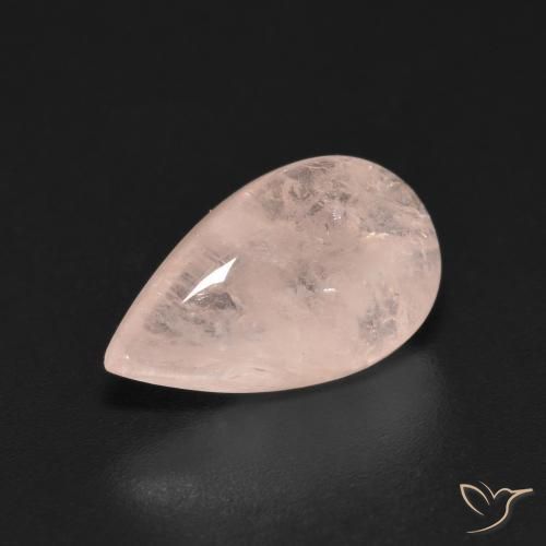 Morganite Rosa rosa naturale da 3.58 ct, Forma a pera, Trasparente