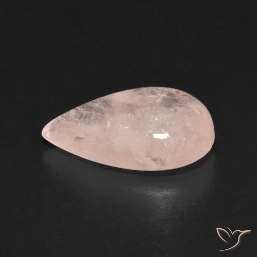 Morganite Rosa rosa naturale da 3.58 ct, Forma a pera, Trasparente