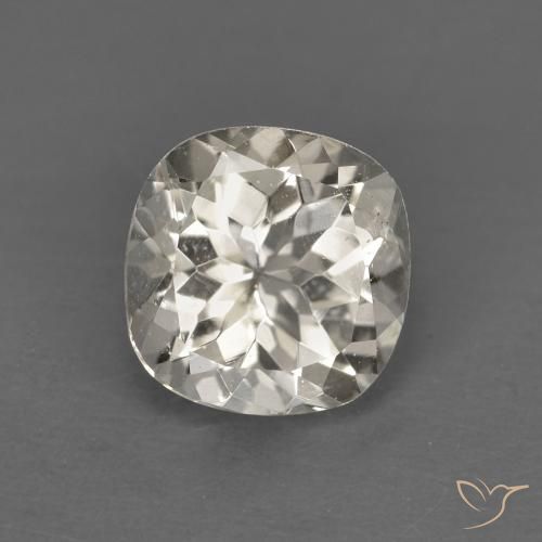 0.93ct Naturale Giallo chiaro Morganite, Cuscino, VS
