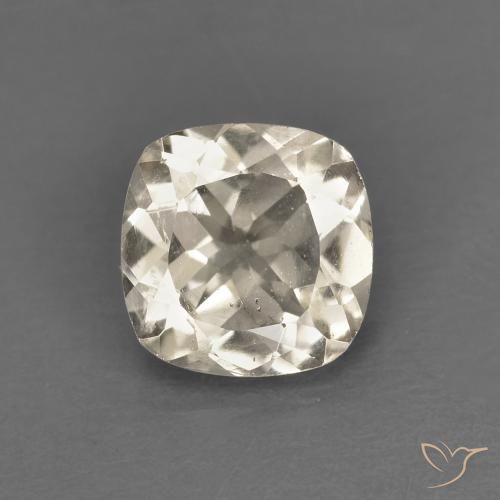 0.78ct Naturale Dorato chiaro Morganite, Cuscino, VS