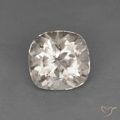 0.77ct Naturale Dorato chiaro Morganite, Cuscino, VS
