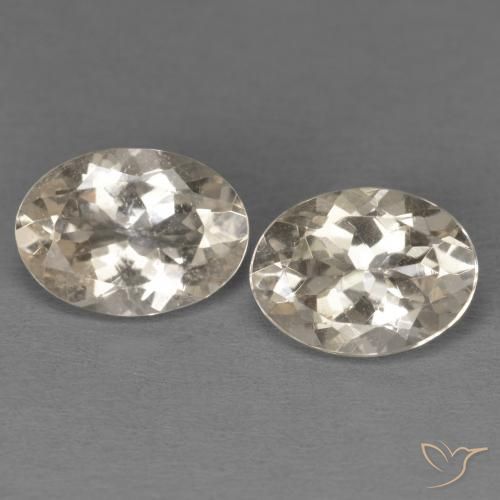 2.06ctw Naturale Dorato chiaro Morganite, Ovale, VS