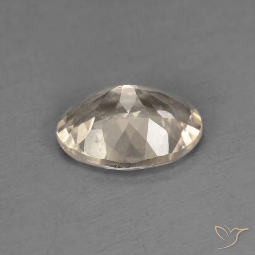 Morganite Dorato chiaro naturale da 1.12 ct, Ovale, VS