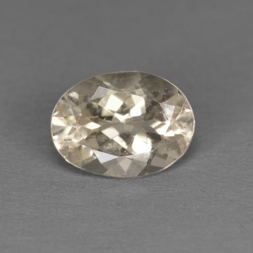 Morganite naturale dorato da 1,14 ct, taglio ovale, VS