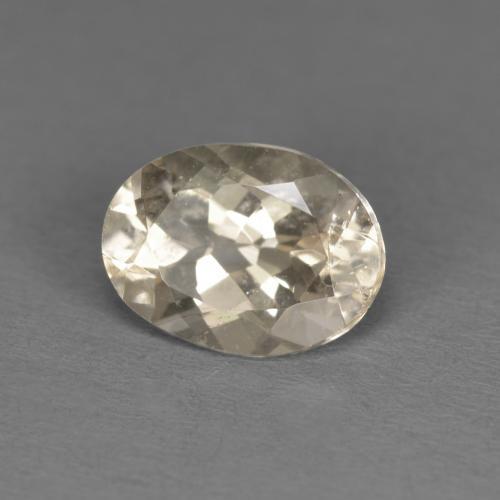 Morganite naturale dorato da 1,14 ct, taglio ovale, VS