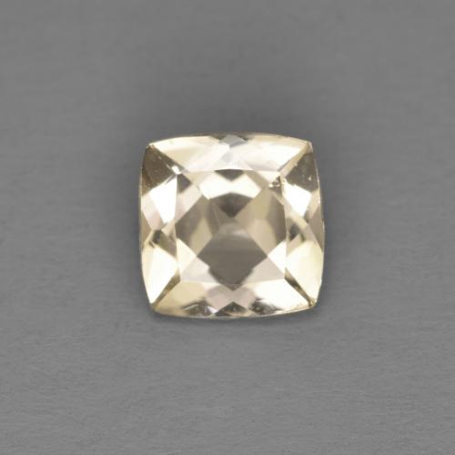 Morganite naturale dorato da 0,68 ct, taglio a cuscino, VS