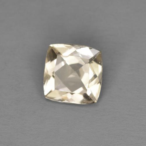 Morganite naturale dorato da 0,68 ct, taglio a cuscino, VS