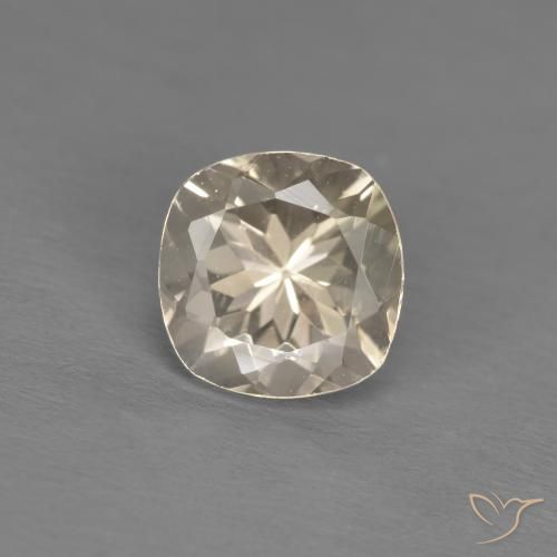 1.00ct Naturale Dorato chiaro Morganite, Cuscino, VS