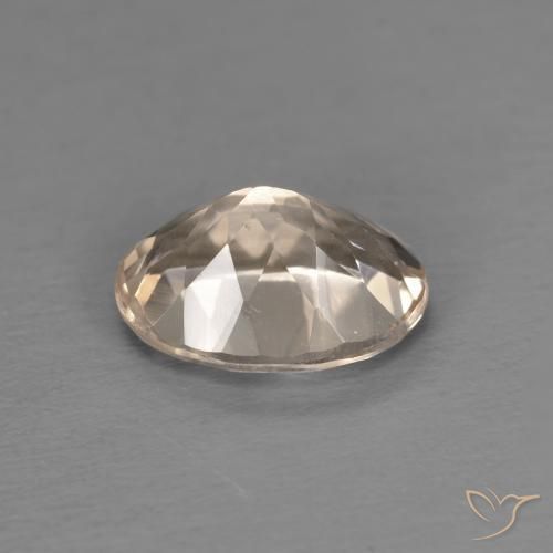 Morganite Rosa salmone naturale da 1.14 ct, Ovale, VVS-VS
