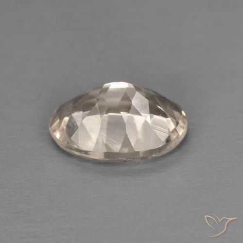Morganite Dorato chiaro naturale da 1.12 ct, Ovale, VVS-VS