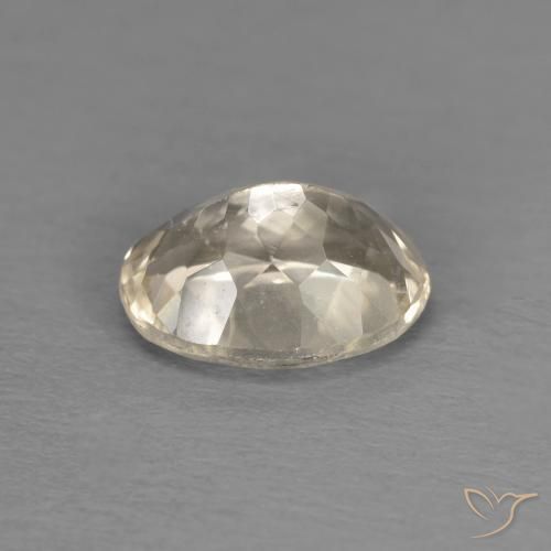 Morganite Dorato chiaro naturale da 1.26 ct, Ovale, VS