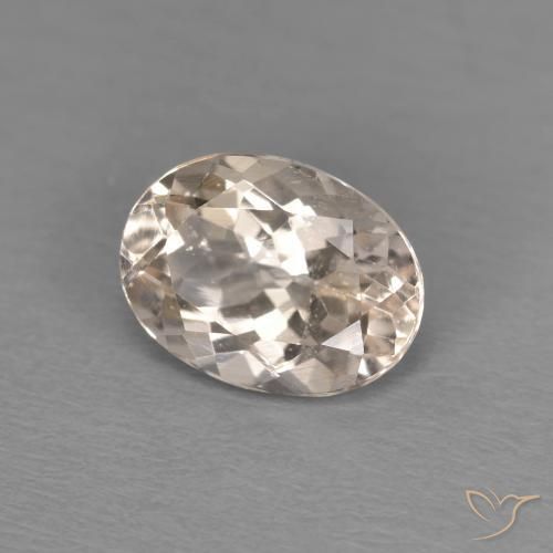 Morganite Rosa medio naturale da 1.15 ct, Ovale, VS