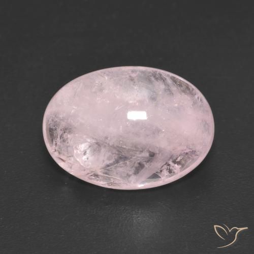 5.01ct Naturale Rosa chiaro Morganite, Ovale, Traslucido