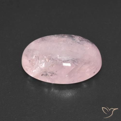 Morganite Rosa chiaro naturale da 5.01 ct, Ovale, Traslucido