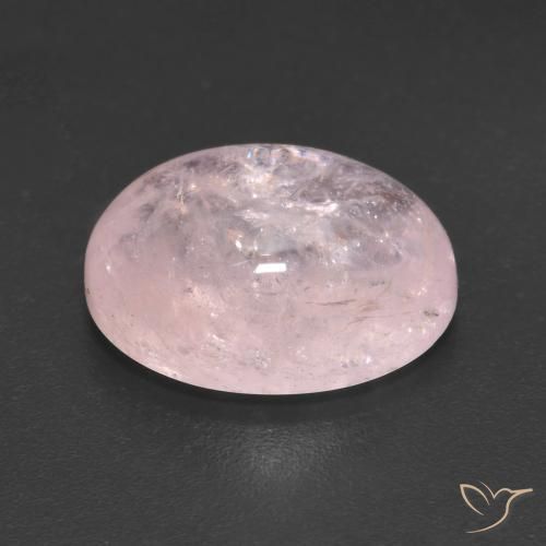 Morganite Rosa chiaro naturale da 7.61 ct, Ovale, Traslucido