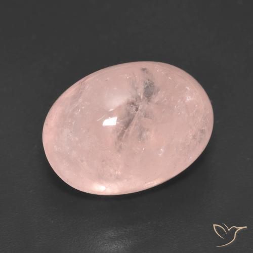 Morganite Rosa rosa naturale da 7.81 ct, Ovale, Traslucido