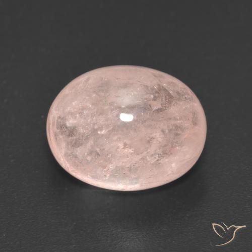 5.18ct Naturale Rosa medio Morganite, Ovale, Traslucido