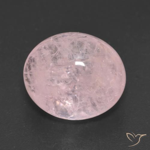 7.52ct Naturale Rosa vivido Morganite, Ovale, Traslucido